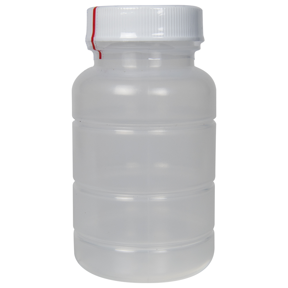 4 oz. Polypropylene Bottle with Cap & Clear Tamper Evident Band